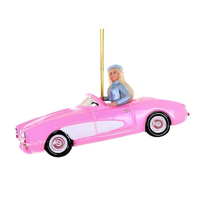 Pink Corvette Ornament