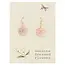 Zad Pink Baby's Breath Dried Flower Earrings