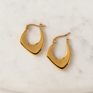 Lover’s Tempo Lila Hoops - Gold over Stainless Steel - Waterproof