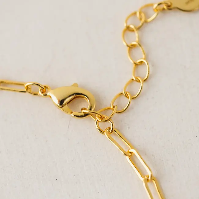 Lover’s Tempo Paperclip Chain Gold Necklace - Waterproof