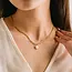 Lover’s Tempo Capri Necklace - Gold over Stainless Steel - Waterproof