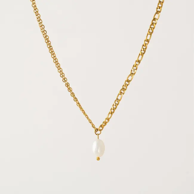 Lover’s Tempo Capri Necklace - Gold over Stainless Steel - Waterproof