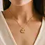 Lover’s Tempo Cove Pearl Necklace - Gold over Stainless Steel - Waterproof