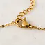 Lover’s Tempo Cove Pearl Necklace-Gold over StainlCove Pearl Necklace - Gold over Stainless Steel - Waterproofess Steel-Waterproof