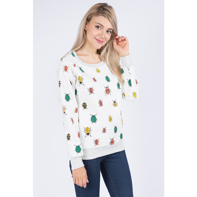 Bug Print Sweatshirt