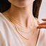 Lover’s Tempo Paperclip Chain Gold Necklace - Waterproof