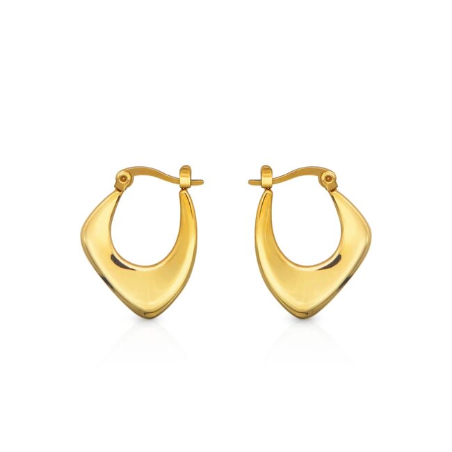 Lover’s Tempo Lila Hoops - Gold over Stainless Steel - Waterproof