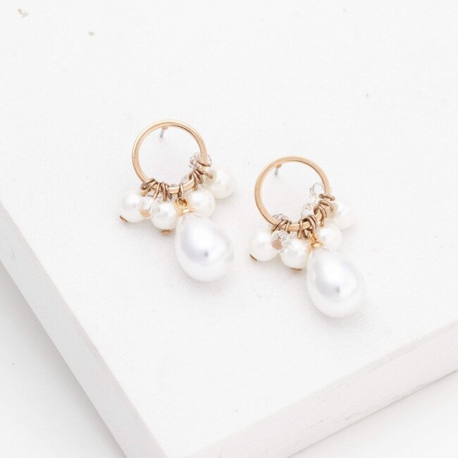 Lover’s Tempo Contessa Pearl Drop Earrings - Pearl