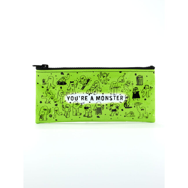 Blue Q Pencil Case - You're A Monster