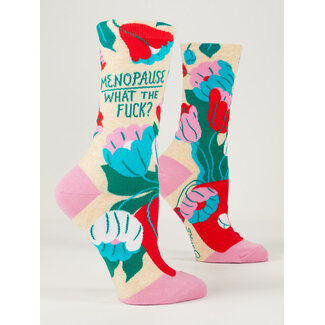 Blue Q Crew Sock - Menopause WTF