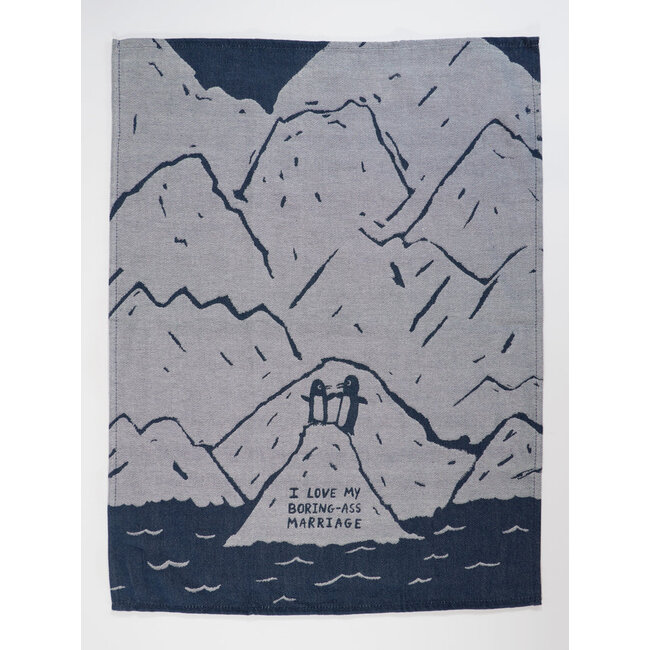 Blue Q Dish Towel -  I Love My Boring Ass Marriage