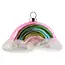 Rainbow with Clouds Mercury Glass Ornament
