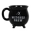 Witches Brew Gothic Halloween Cauldron Mug