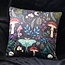 Square Dark Forest Print Cushion