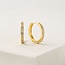 Lover’s Tempo Desi 20mm Cubic Zirconia Hoop Earring - Gold