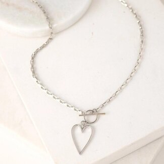 Lover’s Tempo Lovestruck Heart Necklace - Silver