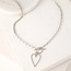 Lover’s Tempo Lovestruck Heart Necklace - Silver
