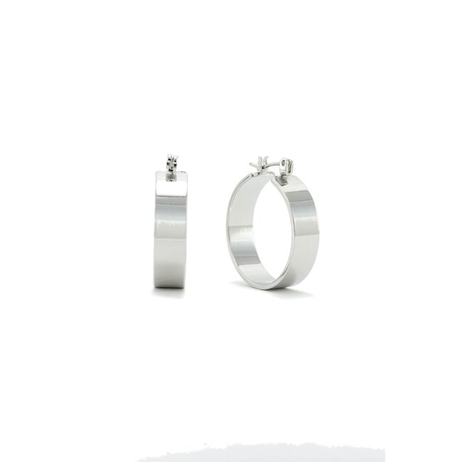 Lover’s Tempo Chloe Hoop Earrings - Silver