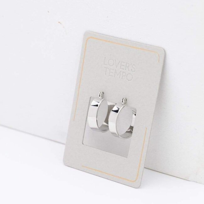 Lover’s Tempo Chloe Hoop Earrings - Silver