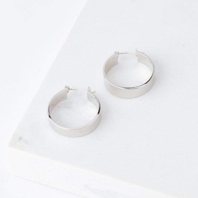 Lover’s Tempo Chloe Hoop Earrings - Silver