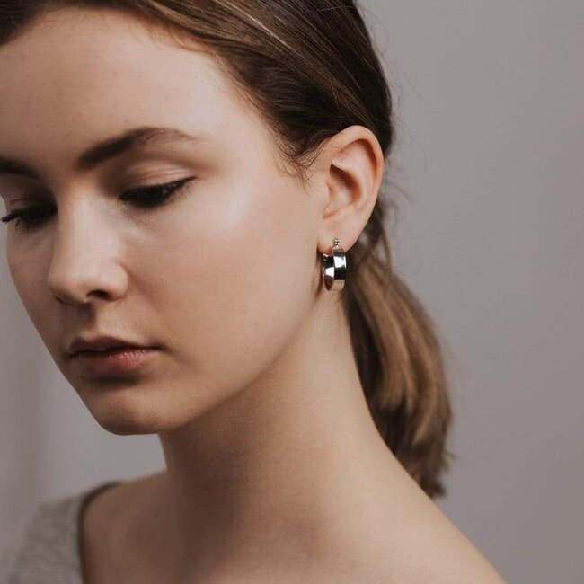 Lover’s Tempo Chloe Hoop Earrings - Silver