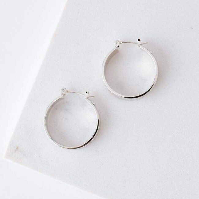 Lover’s Tempo Chloe Hoop Earrings - Silver