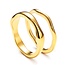 Lover’s Tempo Coral Ring Set - Gold - Waterproof