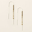 Scout Chromacolor Miyuki Thread Earring - Pewter Multi/Silver