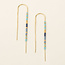 Scout Chromacolor Miyuki Thread Earring - Cobalt Multi/Gold