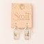 Scout Good Karma Miyuki Frame Earring - Ivory/Silver