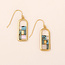 Scout Good Karma Miyuki Frame Earring - Turquoise/Gold