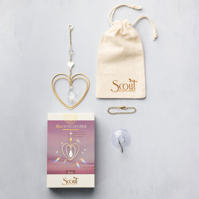 Scout Mini Suncatcher - Heart/Love