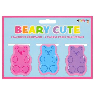 iscream Beary Cute Magnetic Bookmarks