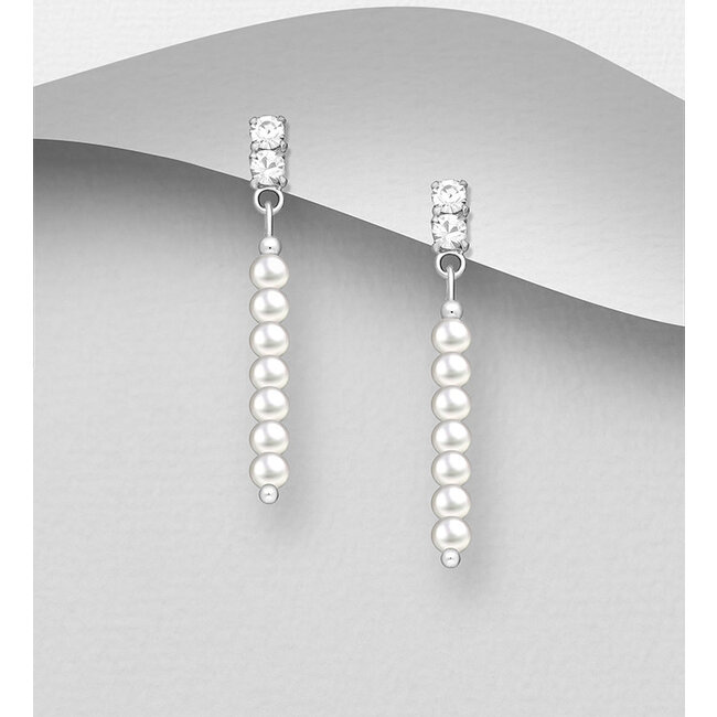 Sterling Sterling Beaded Earrings