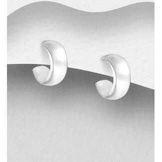 Sterling Sterling Huggie Hoops