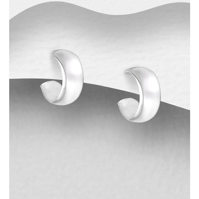 Sterling Sterling Huggie Hoops