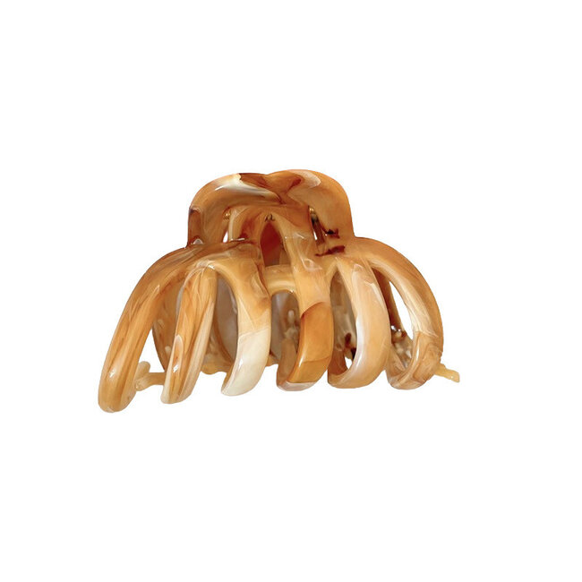 E&S Accessories Rounded Hair Claw - Marbled (more colours)