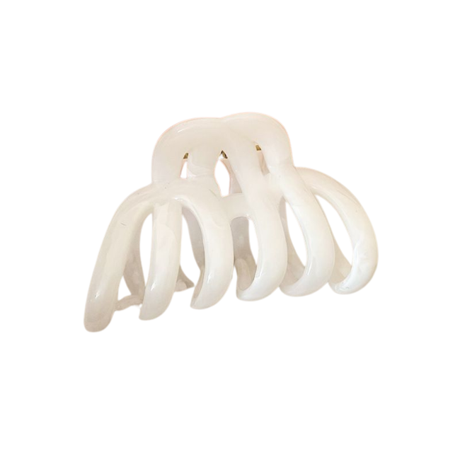 E&S Accessories Rounded Hair Claw - Marbled (more colours)