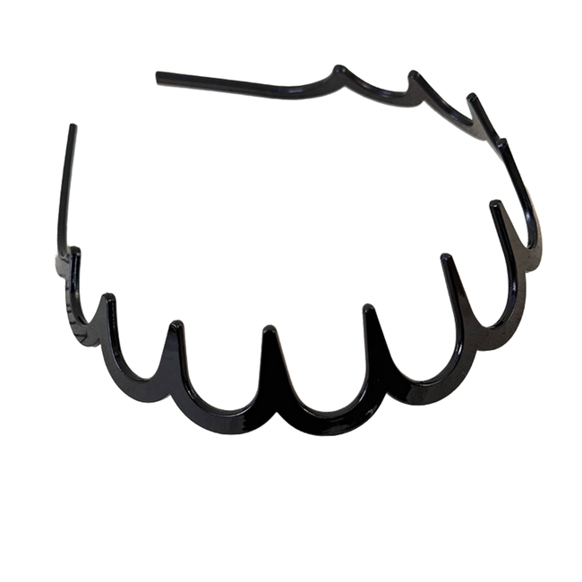 E&S Accessories Resin Wavy Headband (more colours)