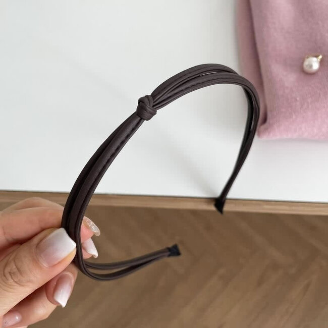 E&S Accessories Vinyl Bow Headband (more colours)