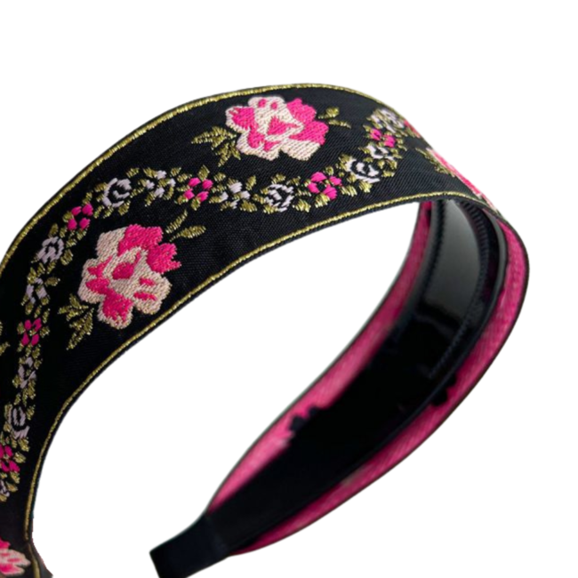 E&S Accessories Floral Wide Headband (more colours)