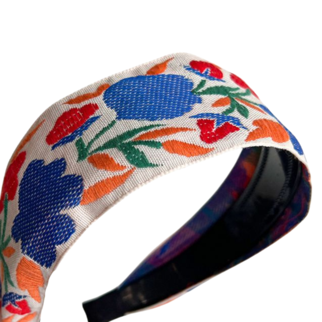 E&S Accessories Floral Wide Headband (more colours)