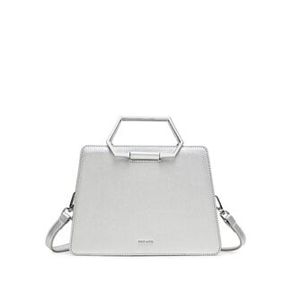 Pixie Mood Geo Mini Tote Silver