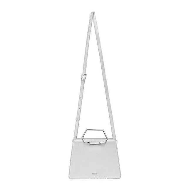 Pixie Mood Geo Mini Tote Silver