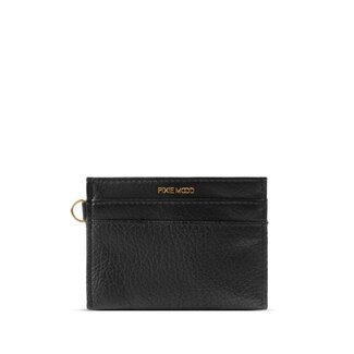 Pixie Mood Alex Card Holder Black Pebbled