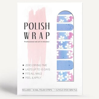 Polish Wrap Nail Polish Strips - Sparkling Daisies