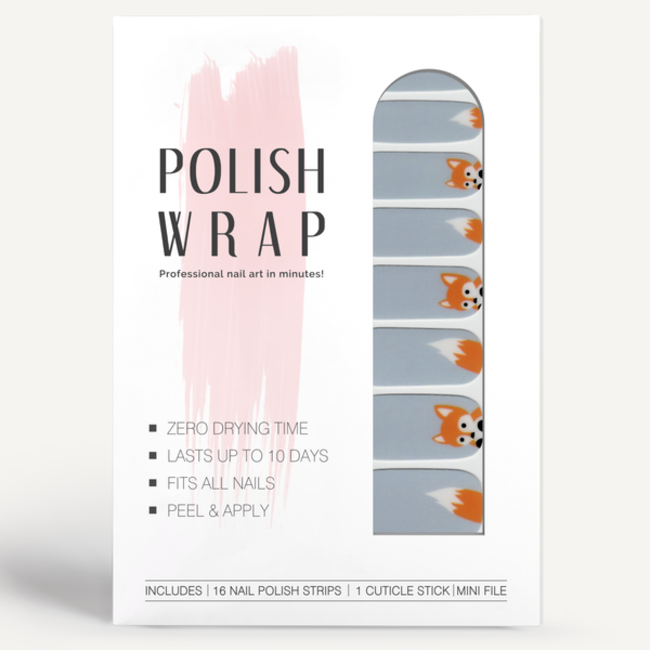 Polish Wrap Nail Polish Strips - Foxy