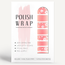 Polish Wrap Nail Polish Strips - Japanese Blossom