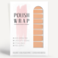 Polish Wrap Nail Polish Strips - Sparkling Peach