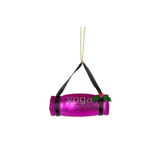Pink Yoga Ornament